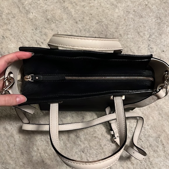 kate spade Small Hayden Grande Street Satchel black & ivory - Picture 6 of 8